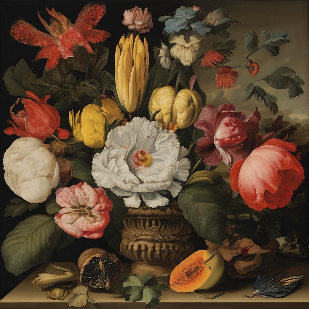 Το στυλ και οι τεχνικές στη ζωγραφική του